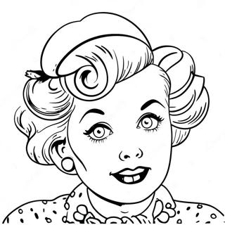 I Love Lucy Coloring Page 49504-41297