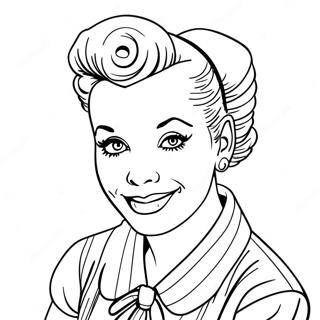 I Love Lucy Coloring Page 49504-41298