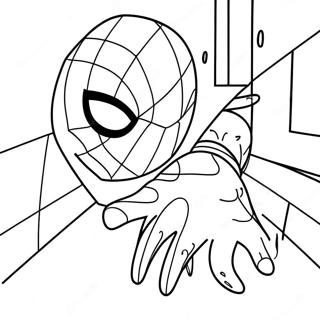 Among Us Spider Man Coloring Page 49514-41114