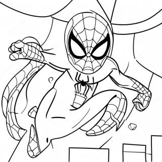 Among Us Spider Man Coloring Page 49514-41115