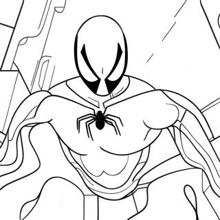 Among Us Spider Man Coloring Page 49514-41305