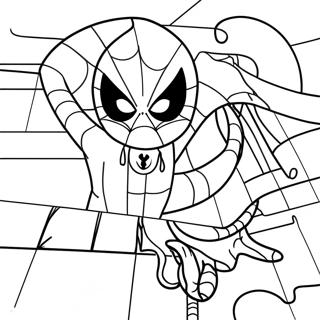 Among Us Spider Man Coloring Page 49514-41308