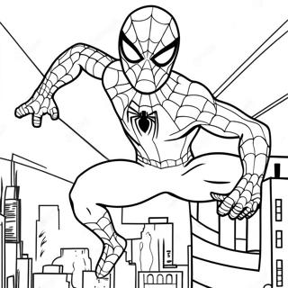 Among Us Spider Man Coloring Pages