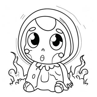 Cute Horror Coloring Page 49524-41118