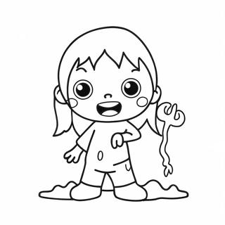 Cute Horror Coloring Page 49524-41332