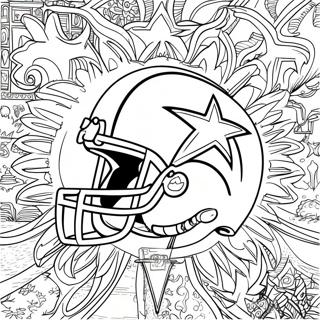 Dallas Cowboys Logo Coloring Page 4952-3972