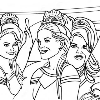 Dallas Cowboys Cheerleaders Coloring Page 4953-3976