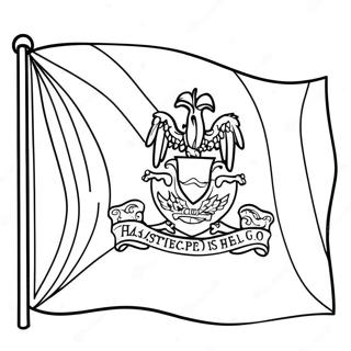 Haiti Flag Coloring Page 49554-41342