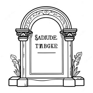 Tombstone Coloring Page 49584-41170