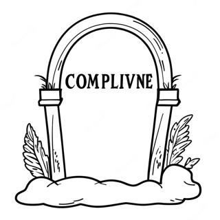 Tombstone Coloring Page 49584-41357