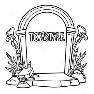 Tombstone Coloring Page 49584-41359