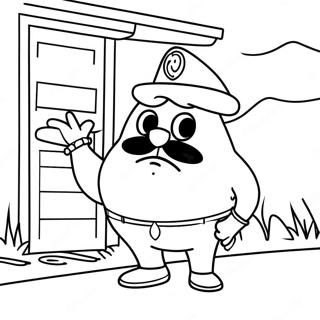 Hello Neighbor 2 Coloring Page 49594-41375