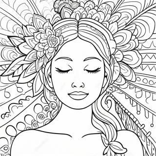 Mindful Breathing Self Regulation Coloring Page 49615-41393