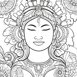 Mindful Breathing Self Regulation Coloring Page 49615-41394