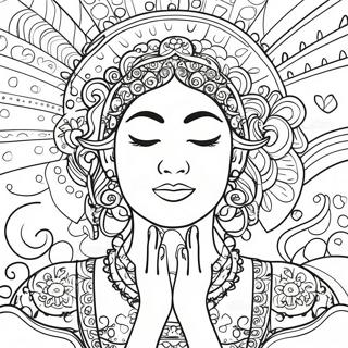 Mindful Breathing Self Regulation Coloring Page 49615-41395