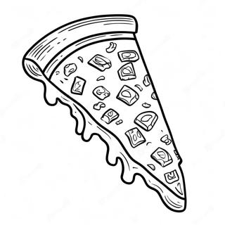 Little Caesars Pizza Slice Coloring Page 49625-41401