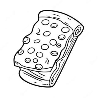 Little Caesars Pizza Slice Coloring Page 49625-41403