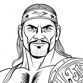 Wwe Coloring Page 4962-3978