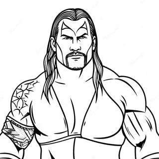 Wwe Coloring Page 4962-3979