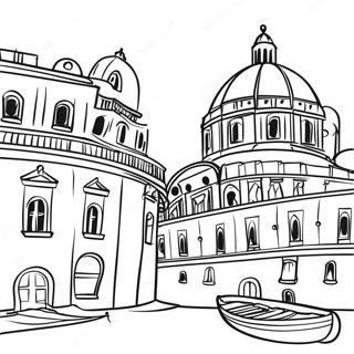 Italy Landmark Coloring Page 49664-41434