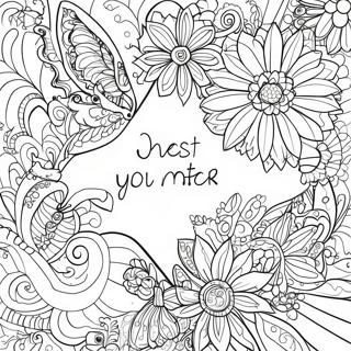 Positive Affirmations You Matter Coloring Page 49675-41439