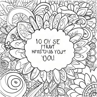 Positive Affirmations You Matter Coloring Page 49675-41440