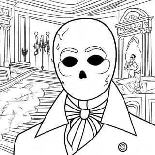 Phantom Of The Opera Coloring Page 49684-41447