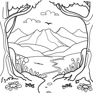 Ecclesiastes Nature Scenes Coloring Page 49695-41462