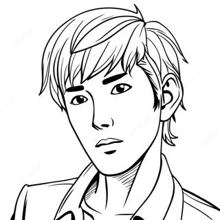 Yuji Itadori Coloring Page 49724-41480