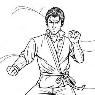 Yuji Itadori In Action Coloring Page 49725-41488