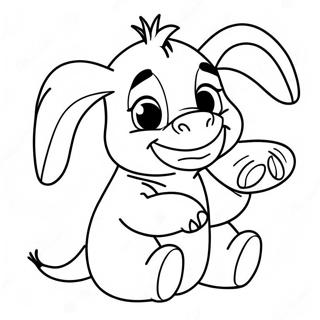 Baby Eeyore Coloring Pages