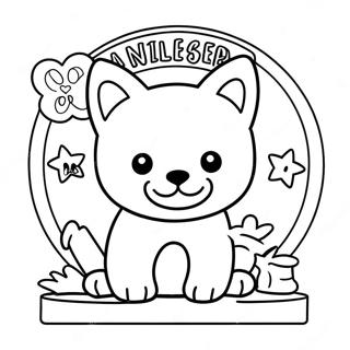 Animal Shelter Logo Coloring Page 49754-41499