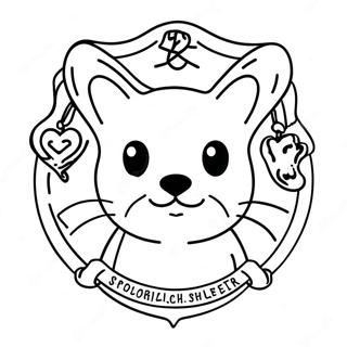 Animal Shelter Logo Coloring Page 49754-41500