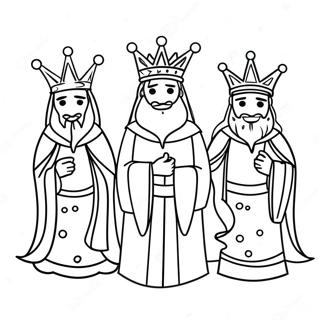 Three Kings Coloring Page 49774-41514