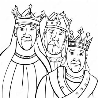 Three Kings Coloring Page 49774-41516