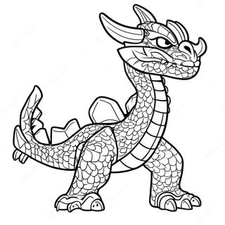 Dragon Elemental Ninjago Coloring Pages