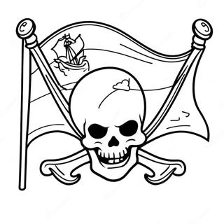 Pirate Flags Coloring Page 49824-41560