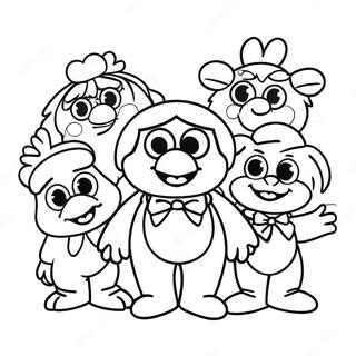 Muppet Babies Coloring Pages