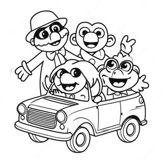 Adventurous Muppet Babies Coloring Page 4983-3999