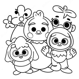 Adventurous Muppet Babies Coloring Page 4983-4000