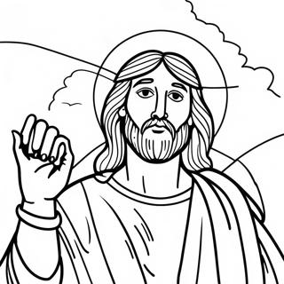 Follow Jesus Coloring Page 49844-41575