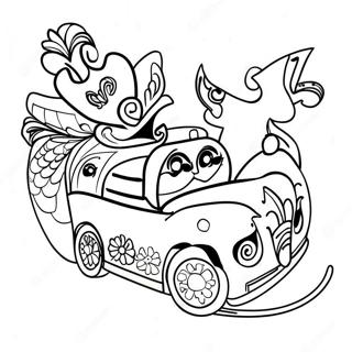 Vibrant Mardi Gras Parade Coloring Page 49855-41584