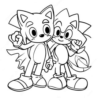 Sonic Friends Coloring Page 49874-41598