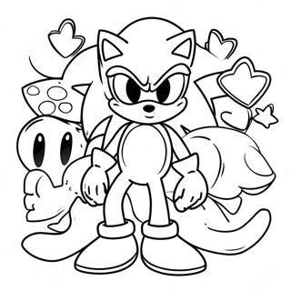 Sonic Friends Coloring Page 49874-41599