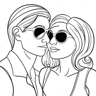 Playful Kinky Couples Coloring Page 49885-41612