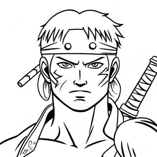 Zoro Coloring Pages