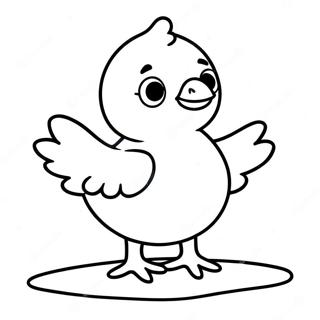 Baby Chick Coloring Page 4992-4003