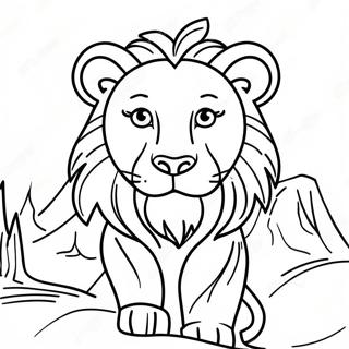 Adventurous Leo Movie Scene Coloring Page 49965-41674