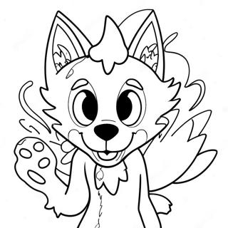 Funtime Foxy Coloring Pages