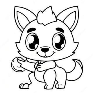 Funtime Foxy Coloring Page 49974-41678